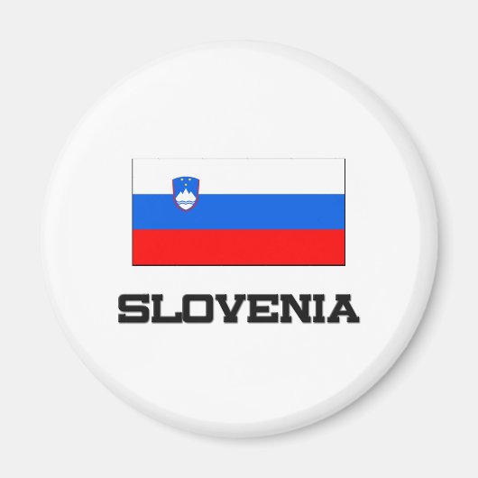 スロベニア国旗 マグネット (正面)