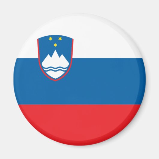 スロベニア国旗 マグネット (正面)