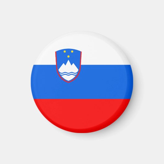 スロベニア国旗 マグネット (正面)