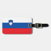 スロベニア国旗 ラゲッジタグ (正面横)