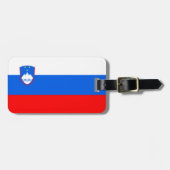 スロベニア国旗 ラゲッジタグ (正面横)