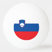 スロベニア国旗 卓球ボール (裏面)