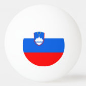スロベニア国旗 卓球ボール (裏面)