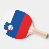 スロベニア国旗 卓球ラケット (横)