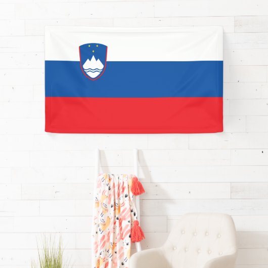スロベニア国旗 横断幕 (インサイチュ)