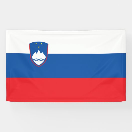 スロベニア国旗 横断幕 (横)