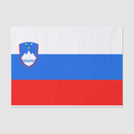 スロベニア国旗 薄葉紙
