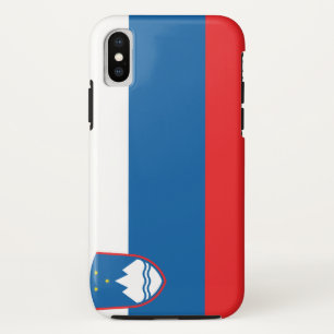 スロベニア国旗 iPhone X ケース
