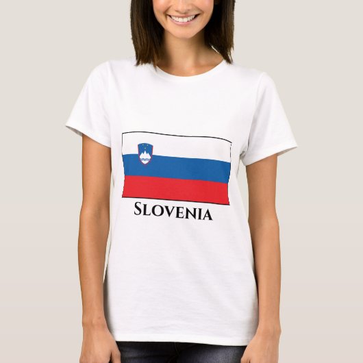 スロベニア国旗 Tシャツ (正面)