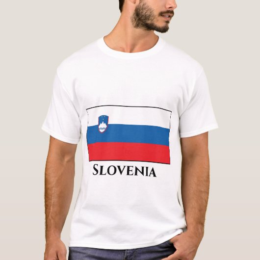 スロベニア国旗 Tシャツ (正面)