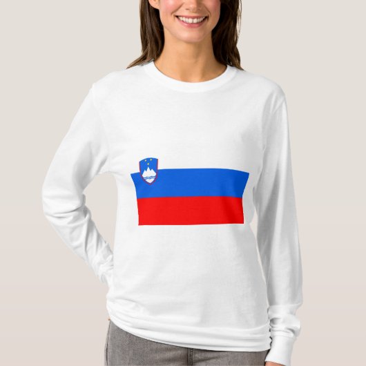 スロベニア国旗 Tシャツ (正面)
