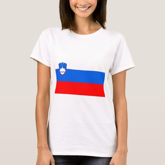 スロベニア国旗 Tシャツ (正面)