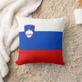 スロベニア国旗x旗まくら クッション (ブランケット)