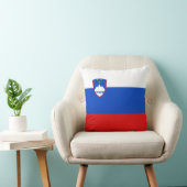 スロベニア国旗x旗まくら クッション (椅子)