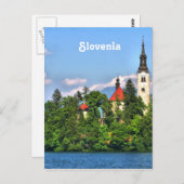 スロベニア地方 ポストカード (正面/裏面)