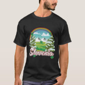 スロベニア旅行ロゴ Tシャツ (正面)