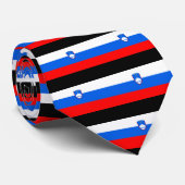 スロベニア旗 ネクタイ (ロール)