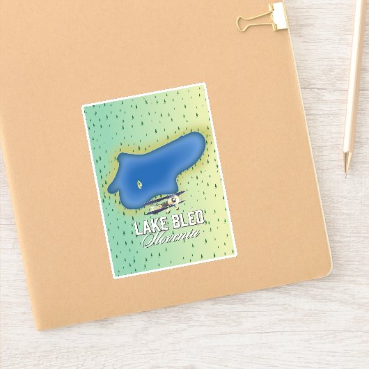 スロベニア湖 シール (ノートブック)