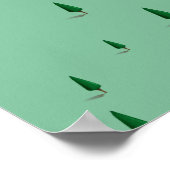 スロベニア湖 ポスター (角)