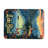 スロベニア湖 マグネット (横)