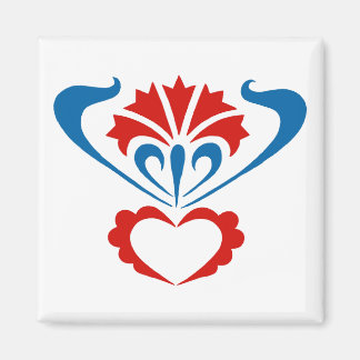 スロベニア装飾モチーフの角磁石 マグネット