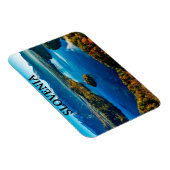 スロベニア語 – ブリード湖 マグネット (右側)