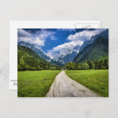 スロベニア、アルプスの風光明媚な写真 ポストカード (正面/裏面)