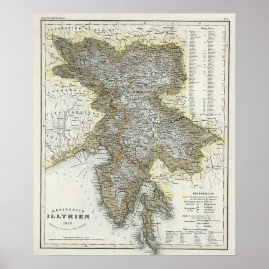 スロベニア、クロアチア ポスター (正面)