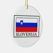 スロベニア セラミックオーナメント (右)
