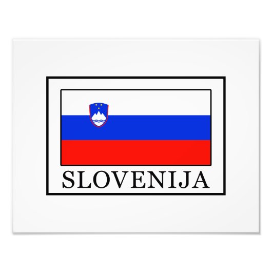 スロベニア フォトプリント            (正面)