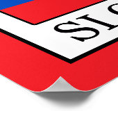 スロベニア ポスター (角)