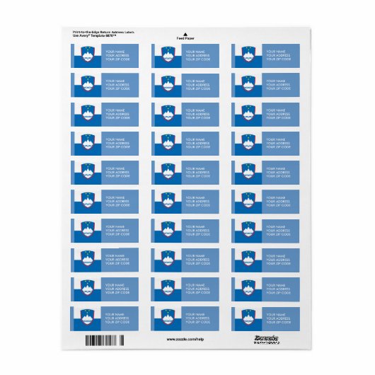 スロベニア ラベル (フルシート)