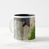 スロベニア、リュブジャナ：キャッスルヒル ツートーンマグカップ (正面左)