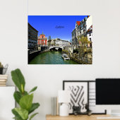 スロベニア，リュブリャナ ポスター (ホームオフィス)