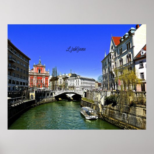 スロベニア，リュブリャナ ポスター (正面)