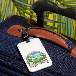 スロベニア 旅行 ロゴ ラゲッジタグ