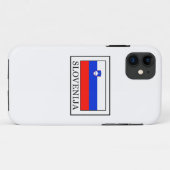 スロベニア Case-Mate iPhoneケース (裏面(横))