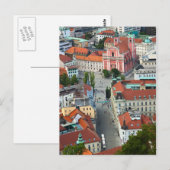 スロベニア – Ljubljana - Sky View ポストカード (正面/裏面)