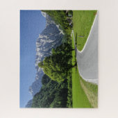 スロベニア- Logarの谷のパズルの景色 ジグソーパズル (縦)