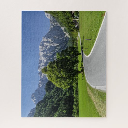 スロベニア- Logarの谷のパズルの景色 ジグソーパズル (縦)