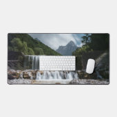 スロベ素晴らしニアのクラニカ渓谷の風景 デスクマット (キーボード&マウス)