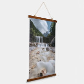 スロベ素晴らしニアのクラニカ渓谷の風景 吊り下げ型タペストリー (傾斜あり)