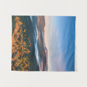 スロベ素晴らしニアのシレンタバーから秋の景色 タペストリー (正面(横))