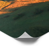 スロベ素晴らしニアのシレンタバーから秋の景色 ポスター (角)