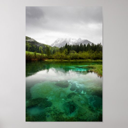 スロベ素晴らしニアのゼレンシ春で曇った日 ポスター (正面)