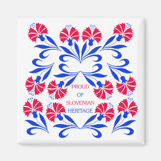 スロベ誇りを持ったニア伝統スクエアマグネットの マグネット