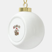 スロホーホークリスマススロッス セラミックボールオーナメント (右)