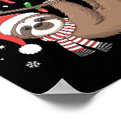 スロメリートマスサンタハットパジャマススロッス恋人ガールズ ポスター (角)