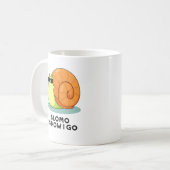 スロモは私がカタツムリおもしろいプンに行く方法 コーヒーマグカップ (正面左)