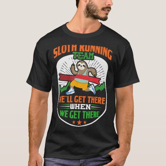スロランニングスのチームWeu2019が到着したら到着 Tシャツ (正面)